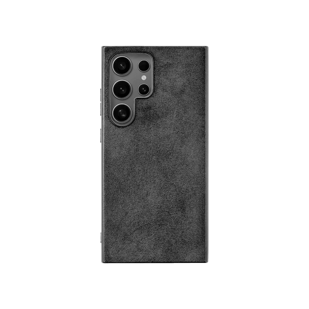 Samsung Galaxy S24 Ultra – Alcantara-Rückseite – Space Grau