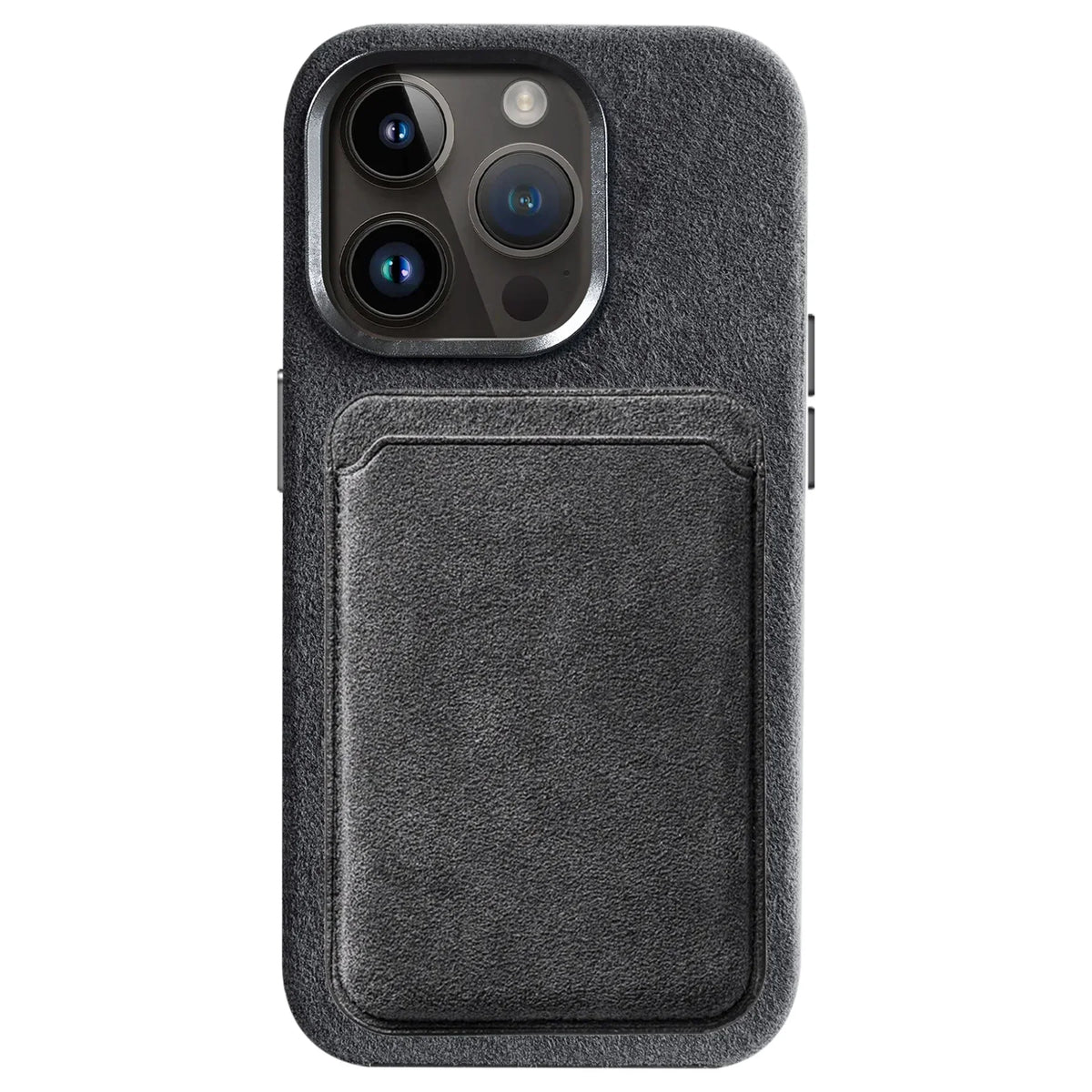 iPhone Alcantara Hülle + Magsafe Wallet