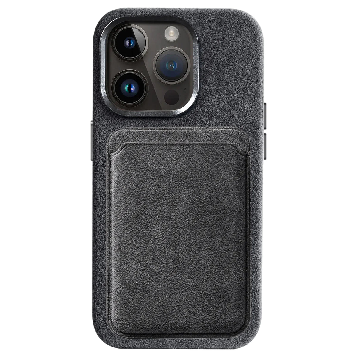 iPhone Alcantara Hülle + Magsafe Wallet